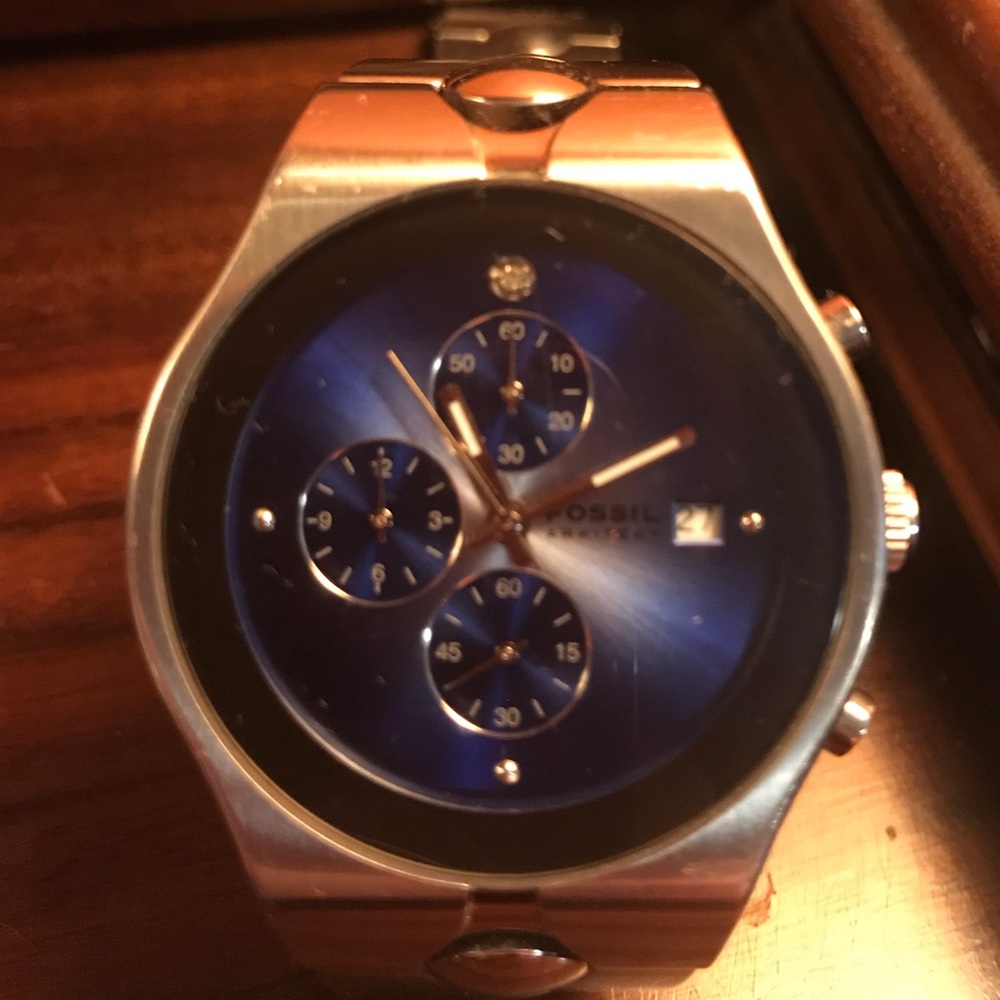 Fossil “Arkitekt” stainless steel Men’s watch